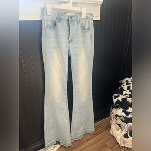 Black label bell bottom jeans